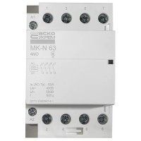 Модульний контактор MK-N 4P 63A 4NO 220V Модульний контактор MK-N 4P 63A 4NO 220V