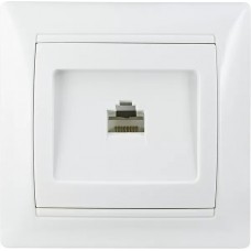Розетка комп’ютерна РВcom-1-Fr-W Розетка комп’ютерна РВcom-1-Fr-W