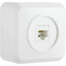 Розетка комп’ютерна РЗcom-1-Cm-W (біла) Розетка комп’ютерна РЗcom-1-Cm-W (біла)