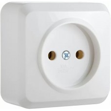 Розетка без заземлення PЗ16-Cm-W (біла) Розетка без заземлення PЗ16-Cm-W (біла)