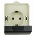 Розетка 2Р+PE РЗ16-З-IP54 Розетка 2Р+PE РЗ16-З-IP54