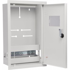 Корпус обліку металевий Light 12 модулів 3фл, вбудований IP31, серії UBox