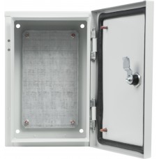 Корпус з монтажною панеллю металевий 30*20*15, IP54, серії UBox Корпус з монтажною панеллю металевий 30*20*15, IP54, серії UBox