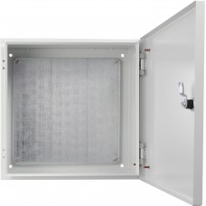 Корпус з монтажною панеллю металевий 40*40*25, IP31, серії UBox