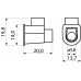 Клемник кінцевий 6 ммТ-1 (100шт.) Клемник кінцевий 6 ммТ-1 (100шт.)