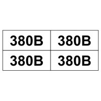 Знак "380В" 17х10 (на аркуші 693 шт) Знак "380В" 17х10 (на аркуші 693 шт)