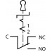 TY 19C-K11/2 Кнопка металева з ключем 2-и поз 1NO+1NC. TY 19C-K11/2 Кнопка металева з ключем 2-и поз 1NO+1NC.