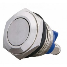 TY 16-211A Scr  Кнопка металева пласка, (гвинтове з'єднання), 1NO.