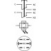TYJ 16-262 Кнопка металева пласка з підсвічуванням, 2NO+2NC, червона 220V.