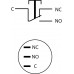 TYJ 16-211  Кнопка металева пласка, 1NO+1NC.