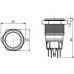 TYJ 22-271  Кнопка металева пласка з підсвічуванням, 1NO+1NC, жовта  220V.