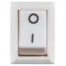 KCD1-101 White/White Перемикач 1 клав. білий KCD1-101 White/White Перемикач 1 клав. білий