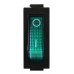 KCD3-101N GR/B 220V  Перемикач 1 клав. зелений з підсвічуванням