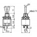 Тумблер MTS-211 (ON)-OFF 2Пол. *4Конт. Тумблер MTS-211 (ON)-OFF 2Пол. *4Конт.