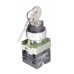 XB2-BG03 Кнопка поворотна з ключем 3-позиційна XB2-BG03 Кнопка поворотна з ключем 3-позиційна