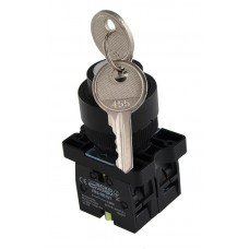 LAY5-EG33 Кнопка поворотна з ключем 3-и позиційна LAY5-EG33 Кнопка поворотна з ключем 3-и позиційна