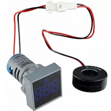 Квадратний цифровий вимірювач струму ED16-22FAD 0-100A (синій) Квадратний цифровий вимірювач струму ED16-22FAD 0-100A (синій)
