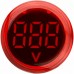 Круглий цифровий вимірювач напруги ED16-22VD 30-500В АС (червоний)