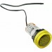 Круглий цифровий вимірювач температури ED16-22WD  -25С - 150С (жовтий)