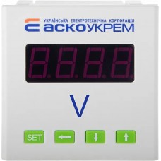AС вольтметр цифровий 600В 80х80 модель ЦВ-8 AС вольтметр цифровий 600В 80х80 модель ЦВ-8