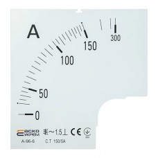 Шкала 150/5А до амперметра А-96-6