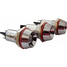 Сигнальна арматура AD22C-12 біла 220V AC