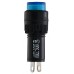 Сигнальна арматура AD22E-10DS синя 220V АC