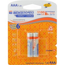 Акумулятор ENERGY CHARGE NH-AAA1100 (blister 2) Акумулятор ENERGY CHARGE NH-AAA1100 (blister 2)