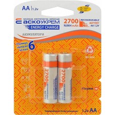 Акумулятор ENERGY CHARGE NH-AA2700 (blister 2) Акумулятор ENERGY CHARGE NH-AA2700 (blister 2)