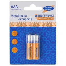 Батарейка лужна AАА.LR03.BL2 (blister 2) Батарейка лужна AАА.LR03.BL2 (blister 2)