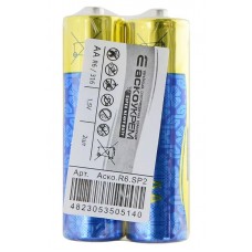 Батарейка сольова AА.R6.SP2 (shrink 2) Батарейка сольова AА.R6.SP2 (shrink 2)