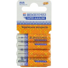 Батарейка лужна AАА.LR03.SC4 (shrink card 4) Батарейка лужна AАА.LR03.SC4 (shrink card 4)