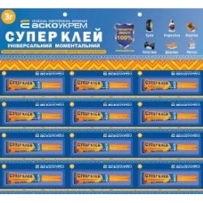 Супер Клей лист 3шт*4шт - 3г