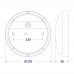 LED світильник ДББ ATOM UA VIOLUX білий 12W 5000K IP54 LED світильник ДББ ATOM UA VIOLUX білий 12W 5000K IP54