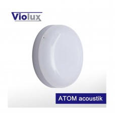 Світильник LED НББ ATOM acoustik 12W 5000K 960LM IP54 Violux Світильник LED НББ ATOM acoustik 12W 5000K 960LM IP54 Violux