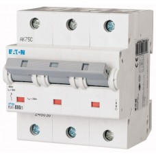 Автоматичний вимикач PLHT-C80/3 80А, крива відключення С, 3 полюси Eaton